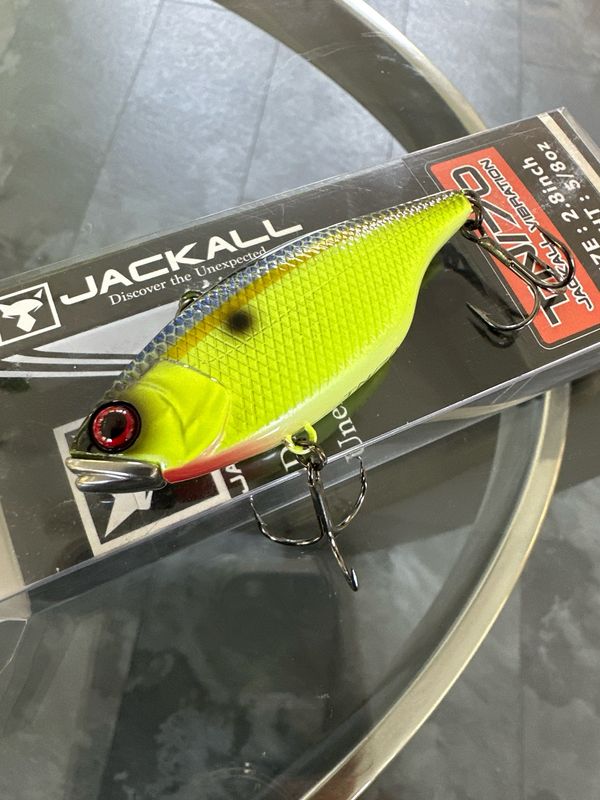 Jackall Vibration TN/70 SS Chartreuse 2.8inch 5/8oz