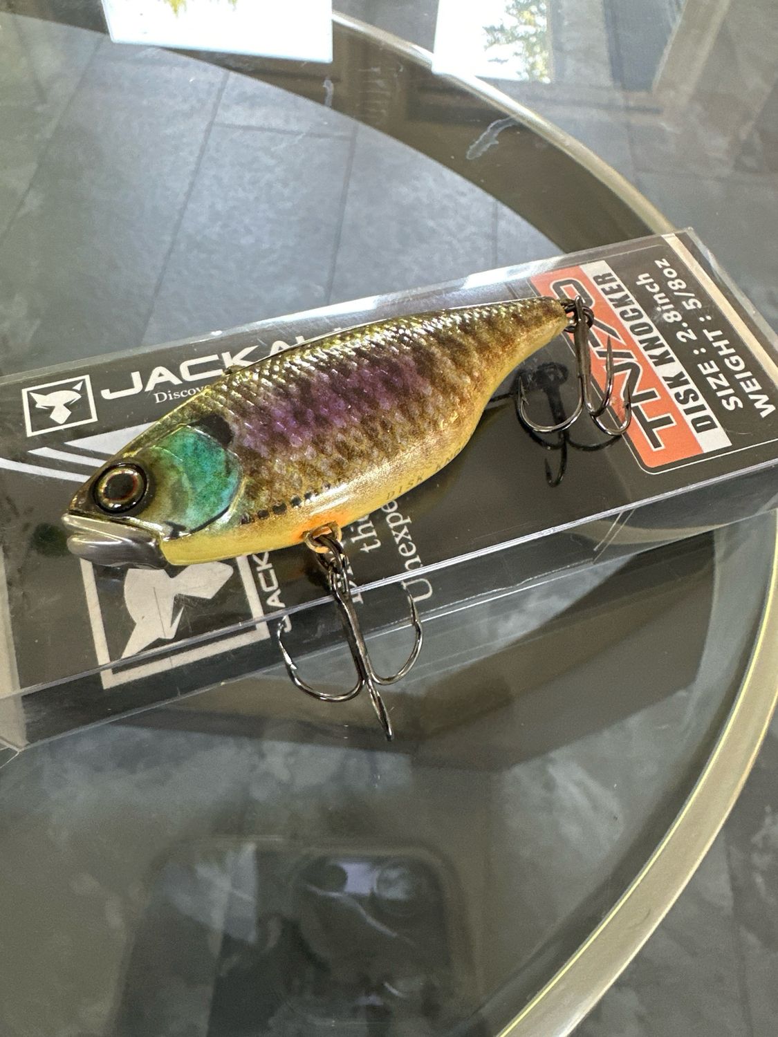 Jackall TN70 Disk Knocker RT Holo BlueGill 2.8inch 5/8oz