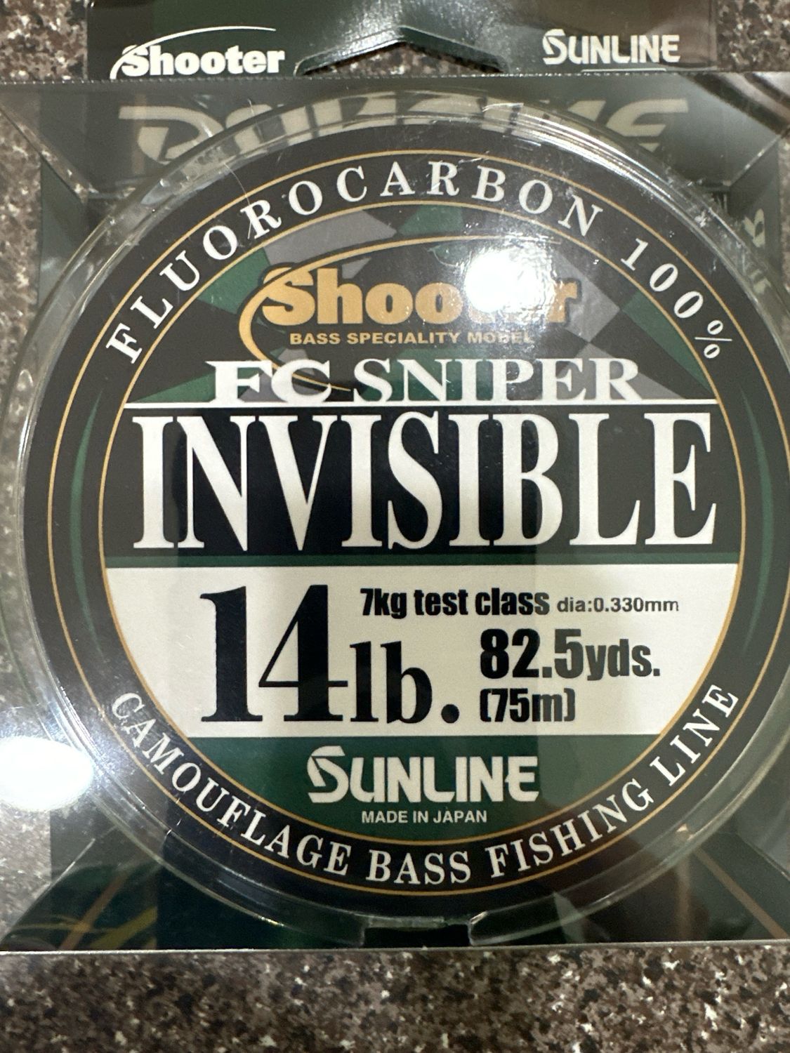Sunline Shooter FC Sniper Invisible 82.5 Yds 14lb Fluorocarbon SALE NIP