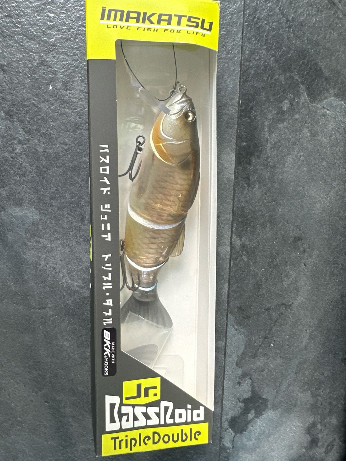 Imakatsu Bassroid Jr Triple Double Shinryu 140mm 1.6oz Floating. NIP