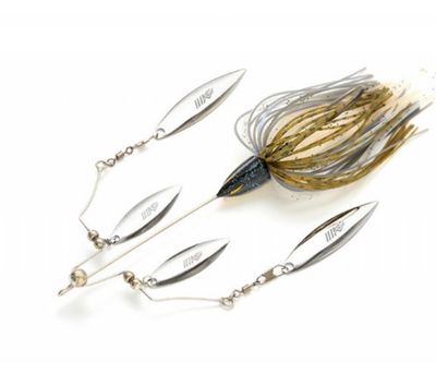 Imakatsu Helter Twister 3/8oz ZX-039 Black Gill BK/BK Willow Spinnerbait