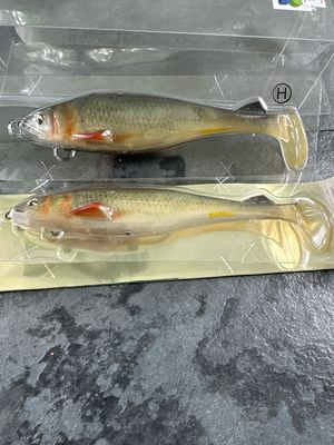 Imakatsu Stealth Swimmers 2pk, 160mm 3DR Ayu, Rigged ***Weedless With Hidden Hook On Magnet***. NIP
