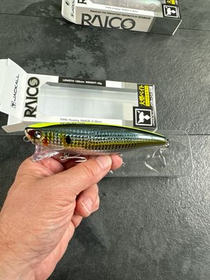 Jackall Raico 132F Day Konoshiro Saltwater Predators And Salmon Lure. 0-2’. 5.2” 1.5oz. NIP