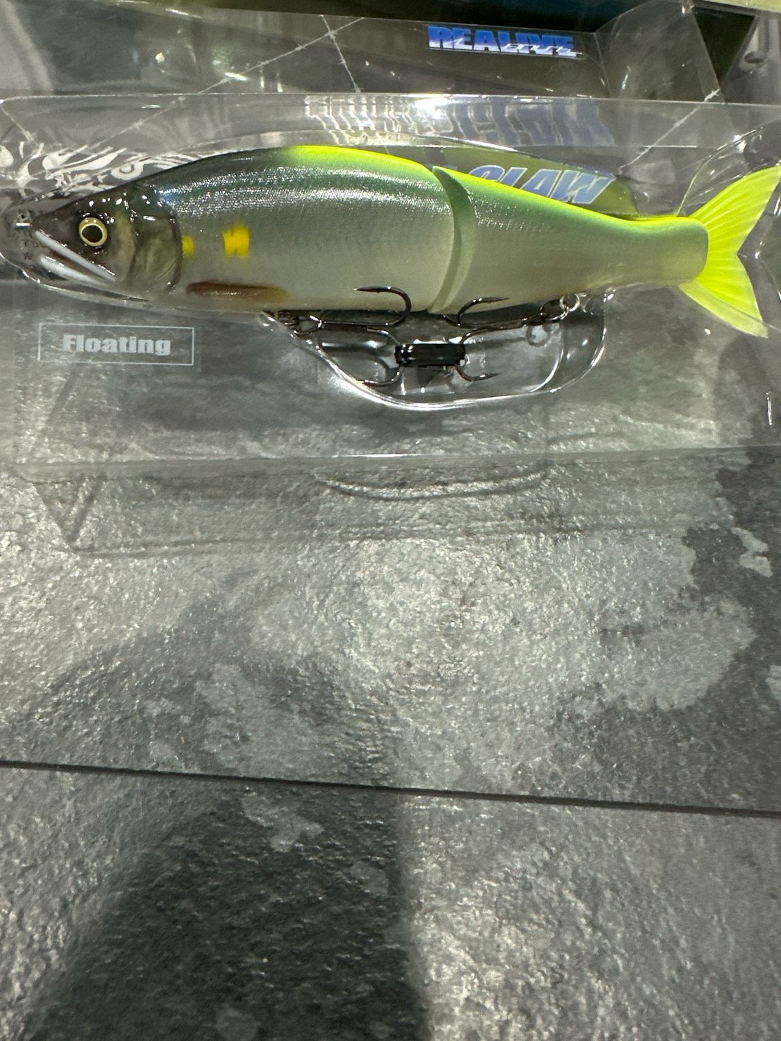 Gan Craft Jointed Claw 178 JDM Glide Bait. Fabulous New Color RF-09. 7”, 2oz. NIP