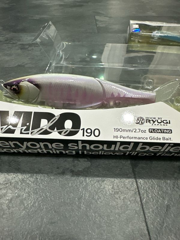 Eisvogel Avido 190 New High Performance Glidebait, Approx 7.5” 2.7oz. 2 Styles Of Tails. Exact Bait In Above Pictures. NIP