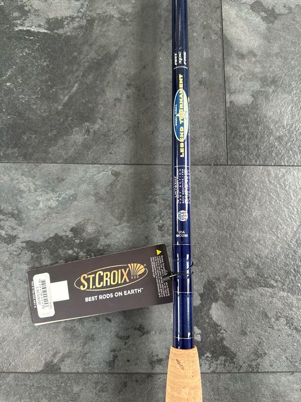 St Croix Legend Tournament Musky Series Casting Rod. 7’6” XH, Fast, Lure Rating: 3-8oz. 50-100lb. Brand New With Tags! Always Shipped VERY Safely And Quickly From Upstate NY.