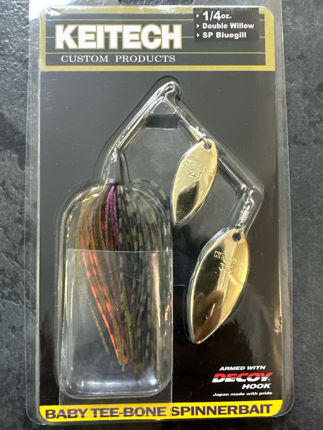 Keitech Baby Tee-Bone Spinnerbait DW 1/4oz 510 SP Bluegill