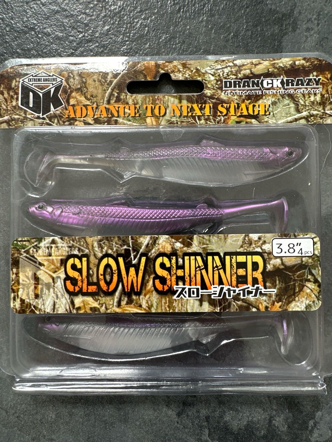 Dranckrazy Slow Shinner 3.8&quot; 4pcs/pack #38 Wakasagi