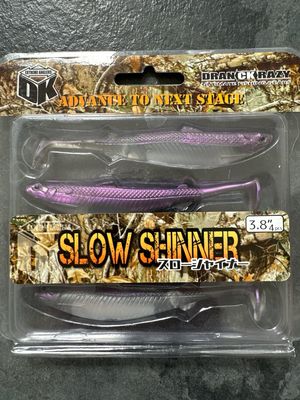 Dranckrazy Slow Shinner 3.8&quot; 4pcs/pack #38 Wakasagi