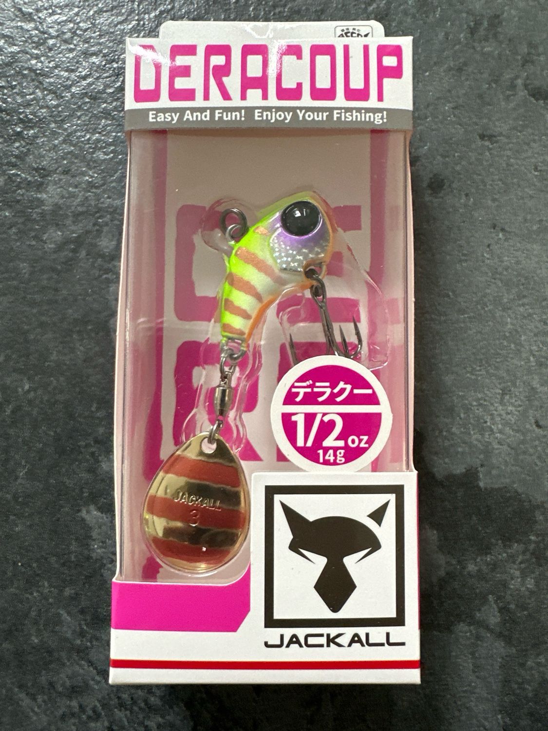Jackall Deracoup 1/2oz Chart Back Bluegill Stripe