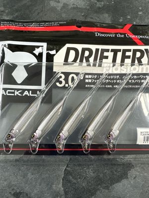 Jackall Driftfry ELASTOMER MATERIAL 3.0&quot; Flashing Shad WINNING BAIT NIP