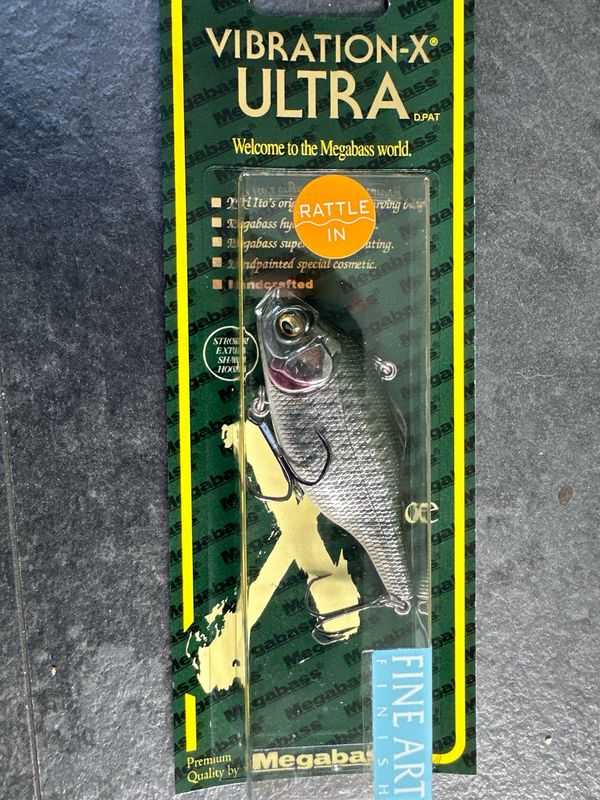 Megabass Vibration X Ultra, Rattle-in, FA Hera. 3”, 5/8oz NIP