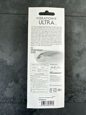 Megabass Vibration X Ultra Kasumi Ito Rattle-in, 76mm (app 3”) 5/8oz, NIP