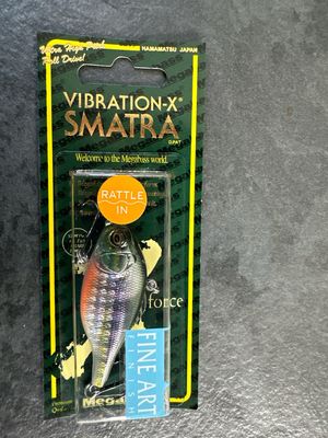 Megabass Vibration X Smatra Rattle In, 64.5mm, 1/2oz Fine Art Gill, FA Gill NIP