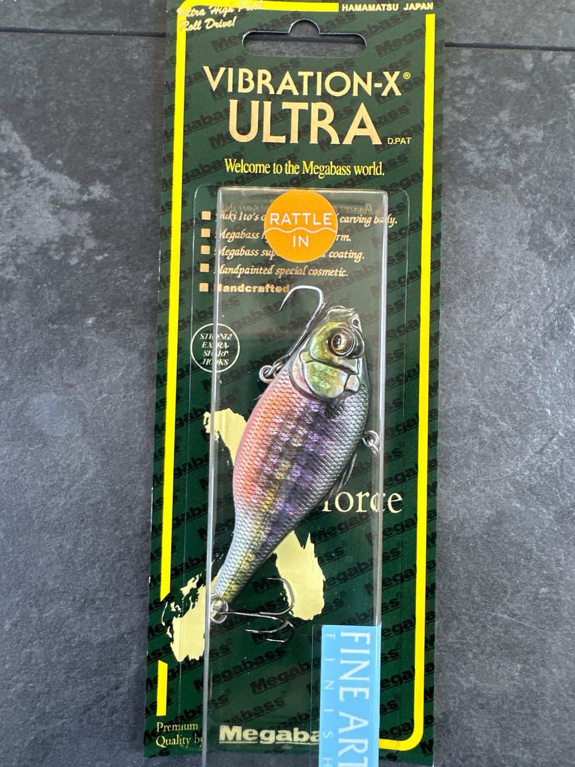 Megabass Vibration X ULTRA Rattle In #1 FA Gill 76mm 5/8oz
