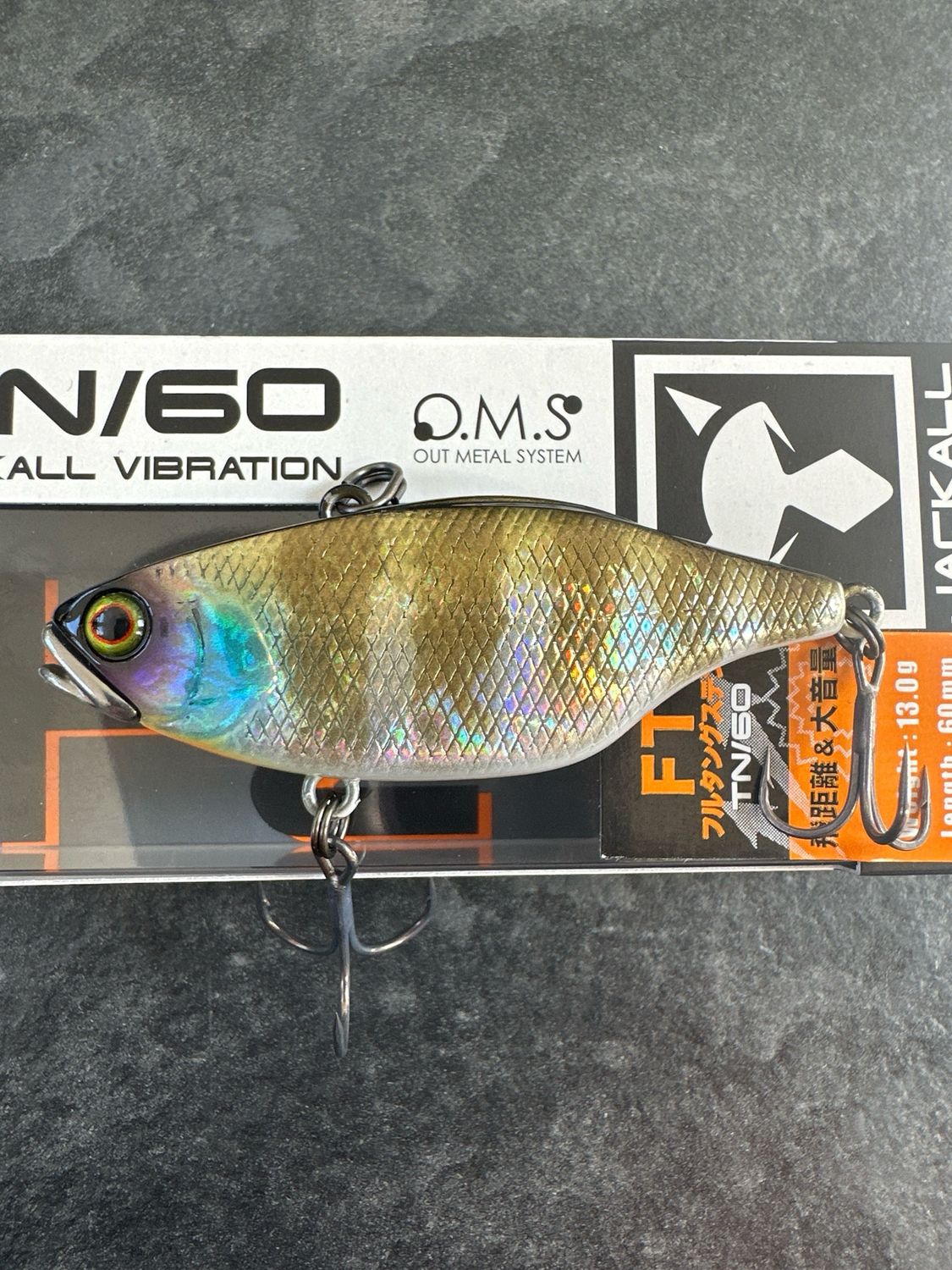 Jackall TN60 Full Tungsten Flash Gill 60mm 13.0g Sinking
