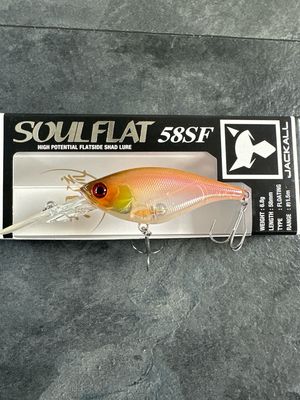 Jackall Soul Flat 58SF Flatside Shad Sexy Laser Wakasagi 58mm 6.8g
