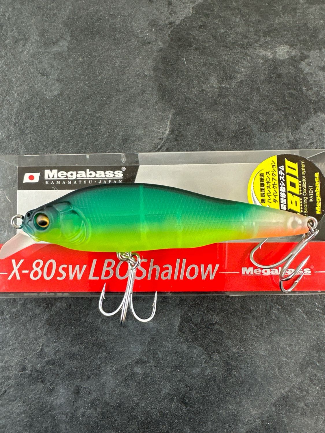 Megabass X-80sw LBO Shallow #11 Mat Lime 82mm 12g Sinking