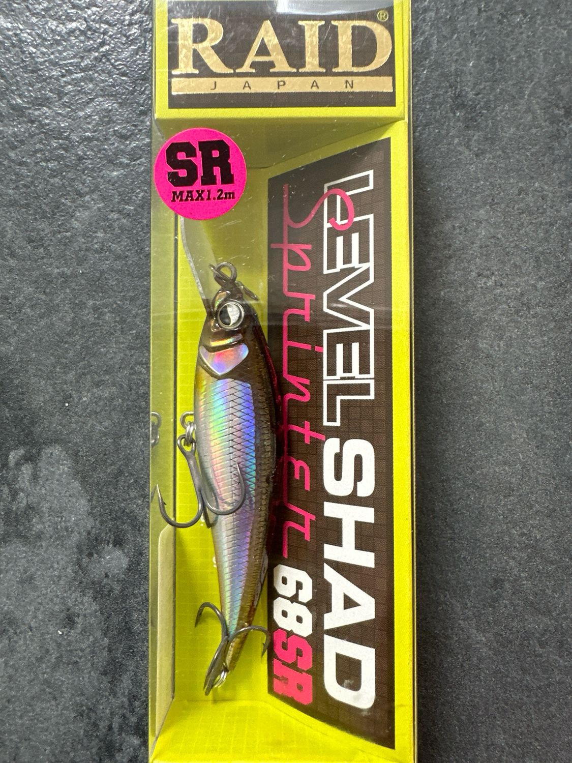 Raid Japan Level Shad Sprinter 68SR Neon Wakasagi 68mm 5.6g