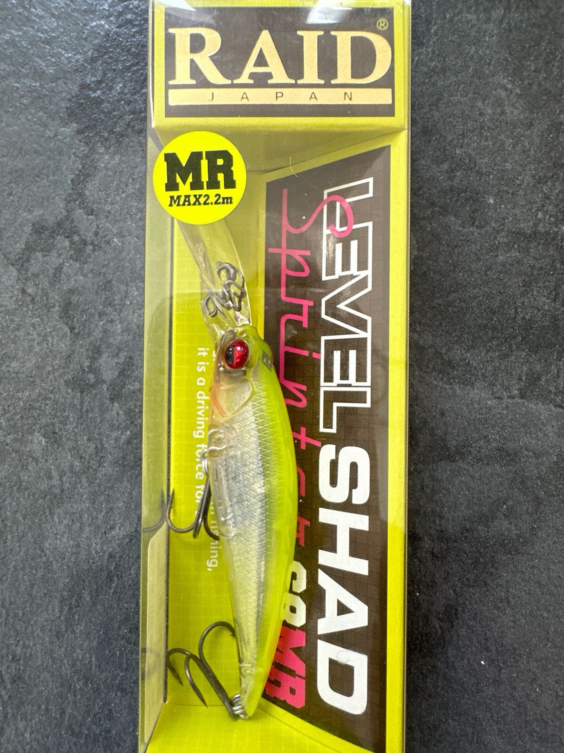 Raid Japan Level Shad Sprinter Stealth Chart 68MR JDM Finesse 6.5-7&#39; Depth NIB