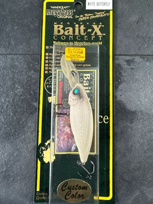 Megabass Bait-X Concept #20 White Butterfly Custom Color 66.0mm 3/8oz