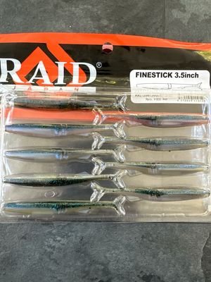 Raid Japan Finestick 3.5inch #042 Dark Cinnamon Shad 9pcs/pack