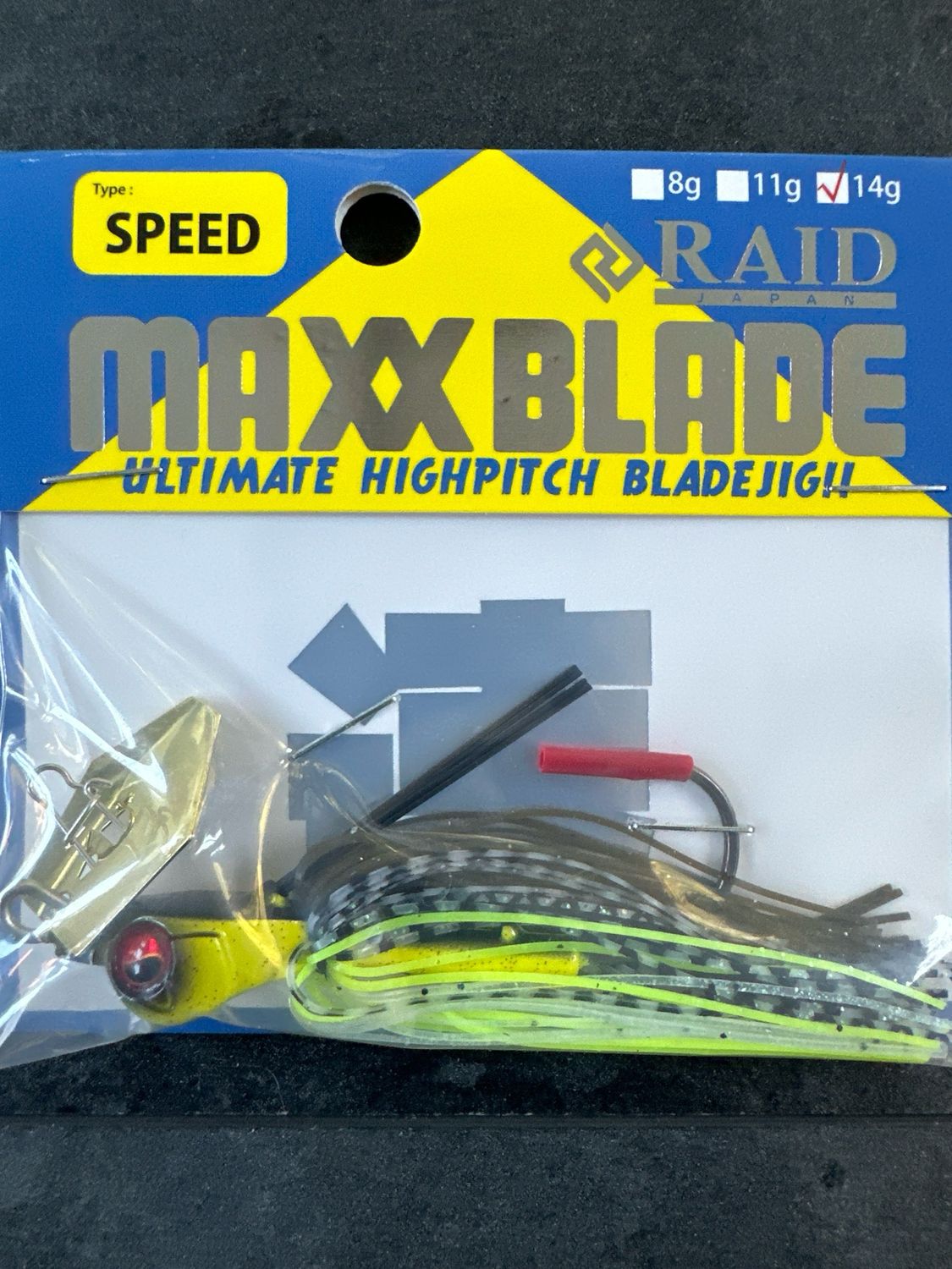 Raid Japan Maxx Blade Type-Speed 14g Blade Jig Guricha Shad