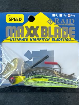 Raid Japan Maxx Blade Type-Speed 14g Blade Jig Guricha Shad