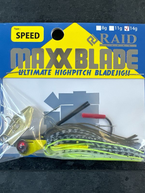 Raid Japan Maxx Blade Type-Speed 14g Blade Jig Guricha Shad