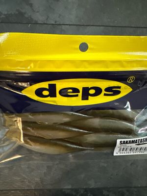 Deps Sakamata Shad 5” #96 Wakasagi 6 Baits/pack. Fresh And NIP