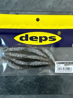 Deps Sakamata Shad 4inch #92 Silver Shiner 8baits/pack