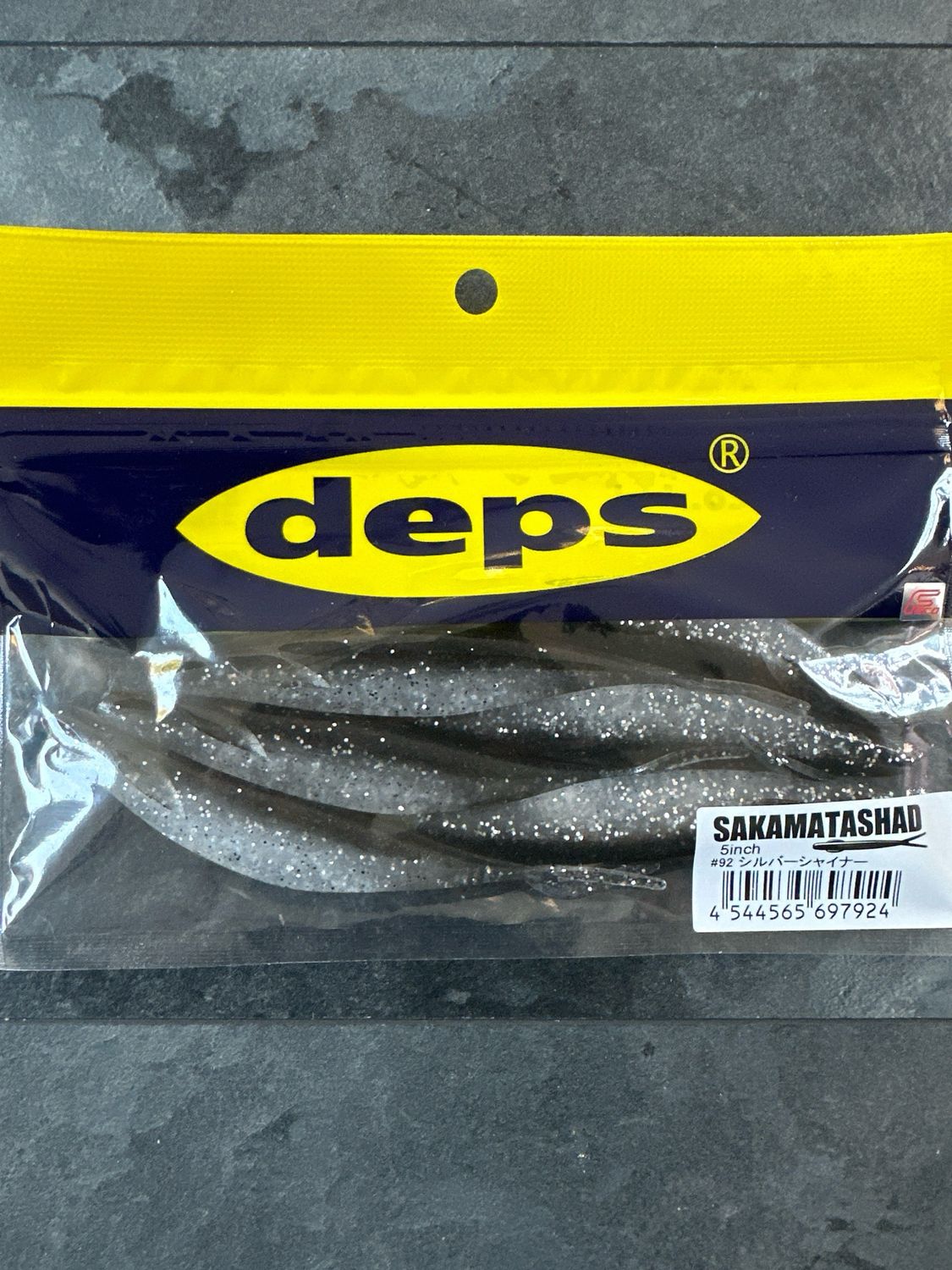 Deps Sakamata Shad 5inch #92 Silver Shiner 6baits/pack