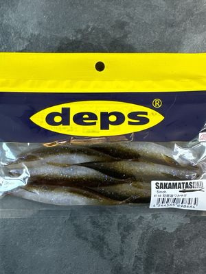 Deps Sakamata Shad 5inch #146 Biwako Wakasagi 6baits/pack