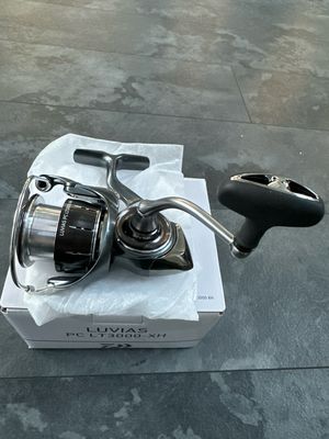 Daiwa Luvias 2024 PC LT3000-XH. 6.2:1, Magsealed, 22lb Drag, 200m/10lb Braid, 170m/15lb Braid. NIB