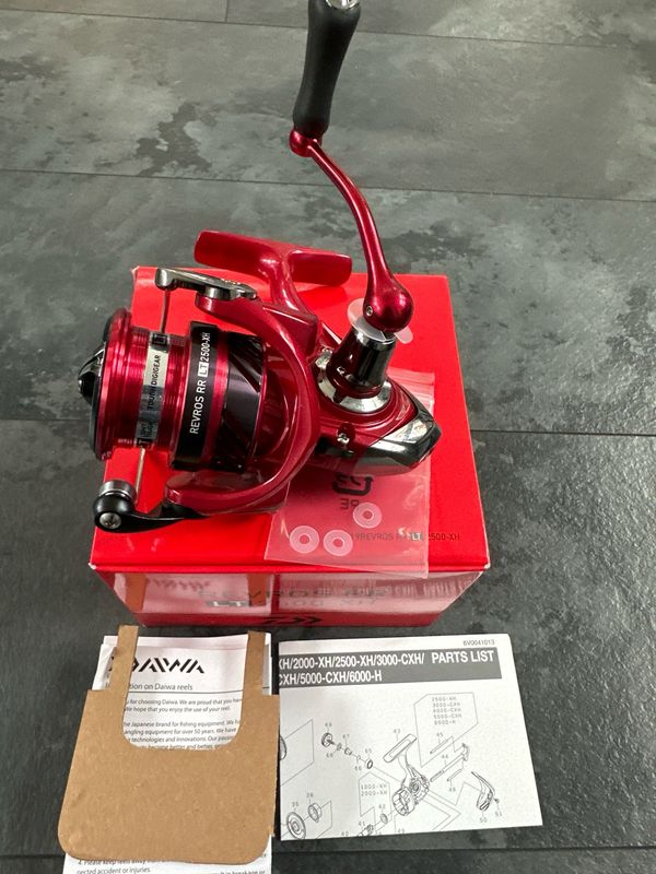 Daiwa Revros RR LT 2500-XH Spinning Reel! 6.2:1 Gear Ratio, Strong 22lb Drag, 4BBs. NIB