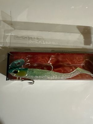 Duo Bay Ruf BR Chatter Shad 24g (app 7/8 oz) LG Emerald. Fully Rigged, Top And Bottom. Duo International Made In Japan. NIP