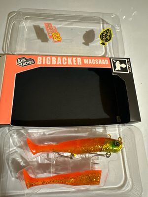 Jackall Big Backer Wagshad Bigbacker 90mm (app 3.5”) 22g (3/4oz+). Exact Bait In Pics. NIP