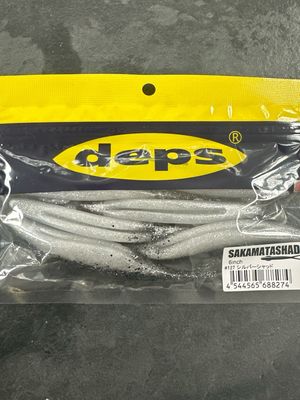 Deps Sakamatashad 6inch #127 Silver Shad 6baits/pack