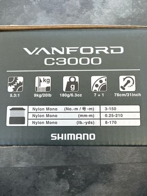 Shimano Vanford C3000 5.3:1 Spinning Reel