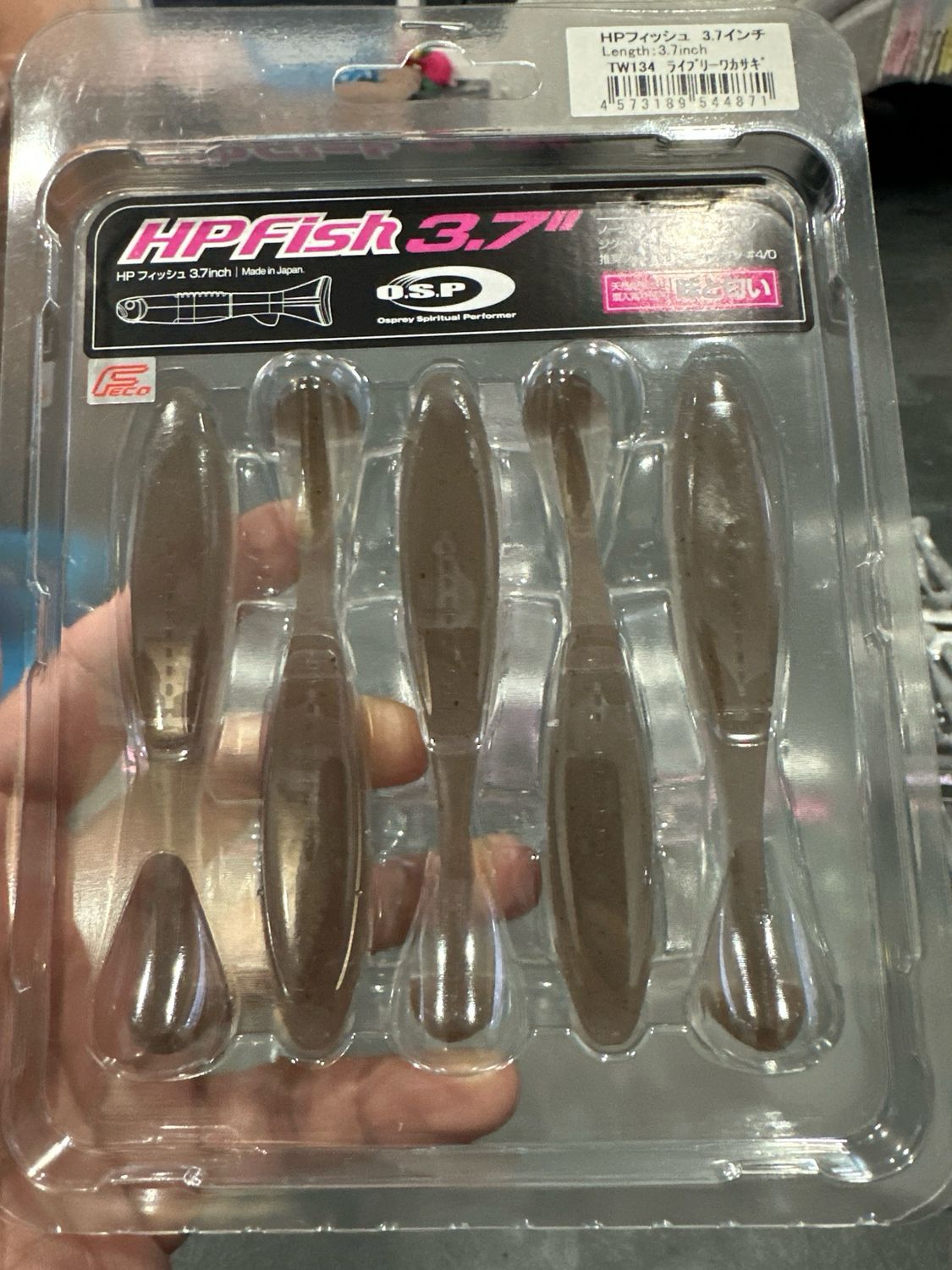 OSP HP Fish 3.7inch TW134 Lively Wakasagi 5baits/pack