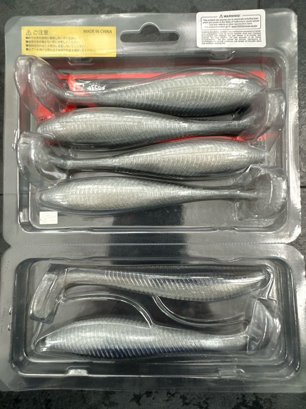 Raid Japan Fullswing 4inch #108 Natural Shad 6pcs/pack