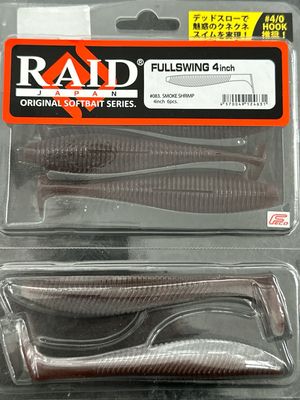 Raid Japan Fullswing 4inch #083 Smoke Shrimp 6pcs/pack