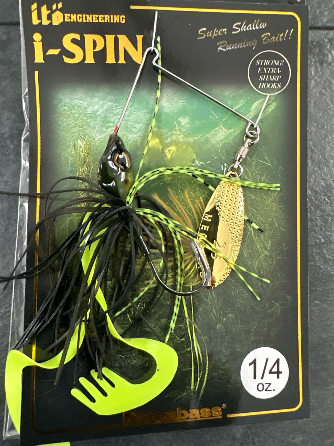 Megabass I-Spin SGF 1/4oz Spinnerbait. Exact Bait In Picture. NIP