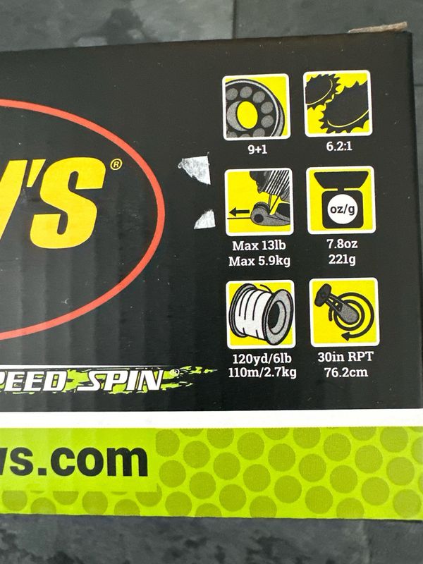 Lew's Mach I Speed Spin MH100A 6.2:1 Spinning Reel