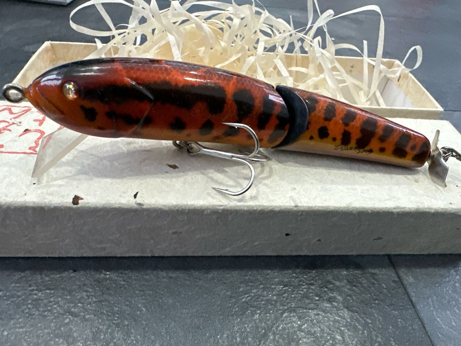 Dekansho DJ-140 Raigyo (Snake Head) Custom Wood Carved 5.6” 1oz JDM Swimbait. Stunning &amp; Super Rate. Exactly As In Photos (exact Bait).