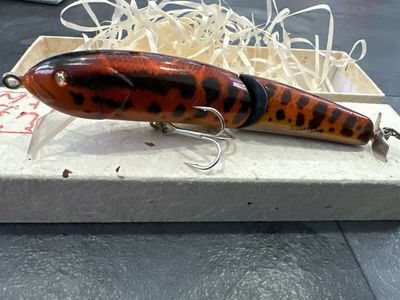 Dekansho DJ-140 Raigyo (Snake Head) Custom Wood Carved 5.6” 1oz JDM Swimbait. Stunning &amp; Super Rate. Exactly As In Photos (exact Bait).