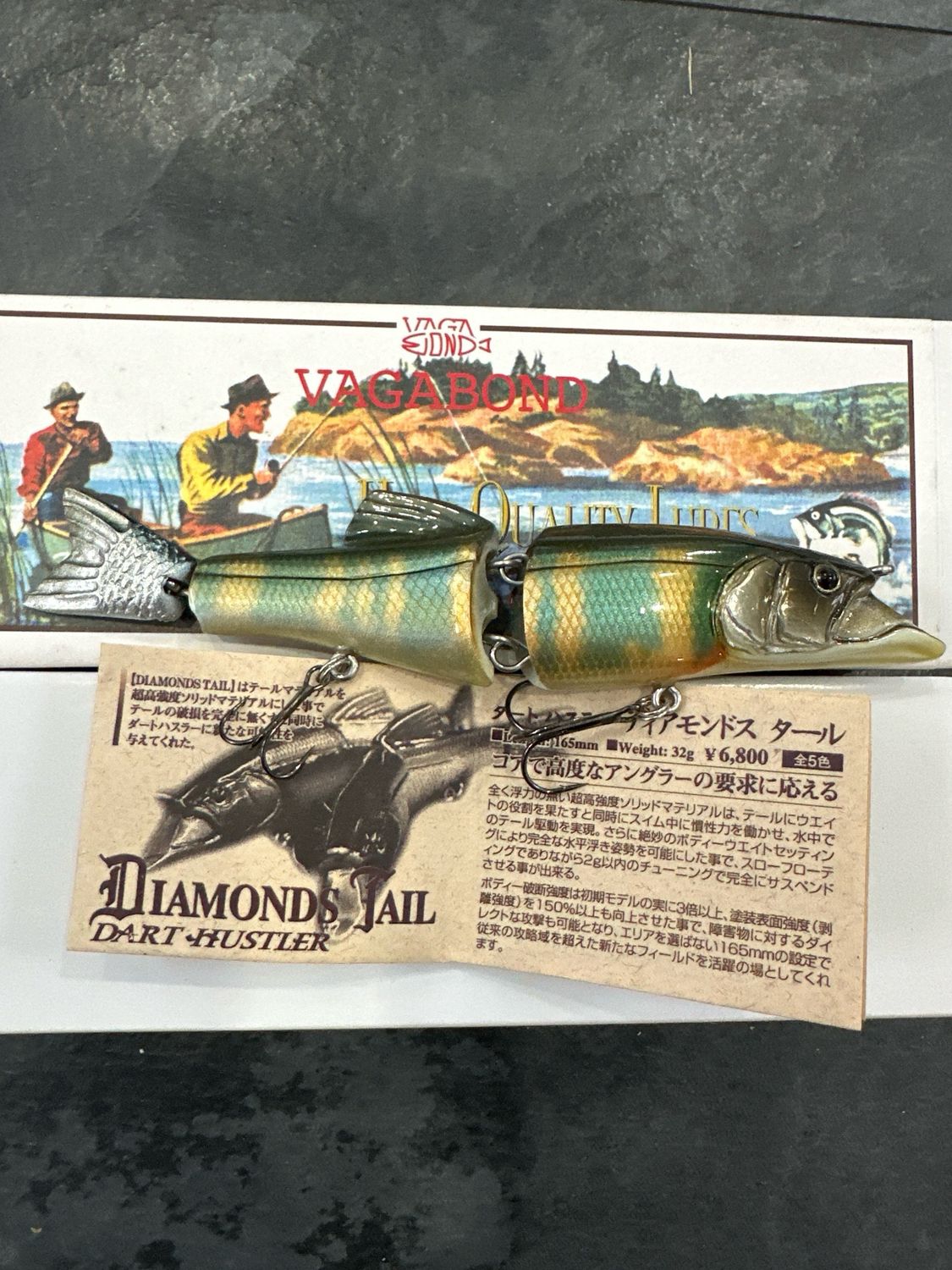 Vagabond Custom Glide Hustler Diamonds Tail VB0K0 2006 New In Original Box. Stunning And Rare. All Exactly As In Pics.