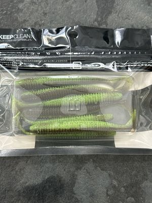 OSP HP Shadtail 3.6inch TW107 Green Pumpkin Chart 7pcs/pack