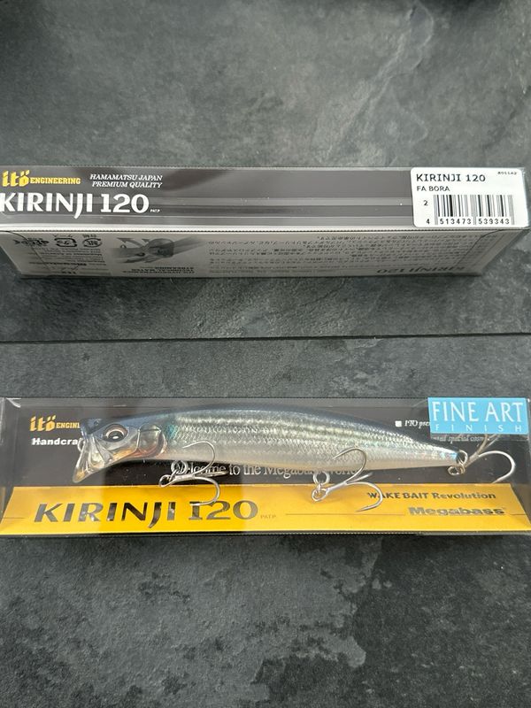 Megabass Kirinji 120 #2 FA Bora 120mm/21g/Floating Topwater Popper Saltwater Hooks