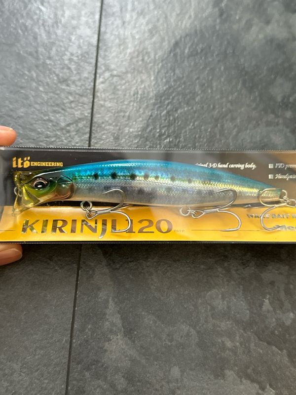 Megabass Kirinji 120 #1 FA Iwashi  120mm/21g/Floating Topwater Popper Saltwater Hooks